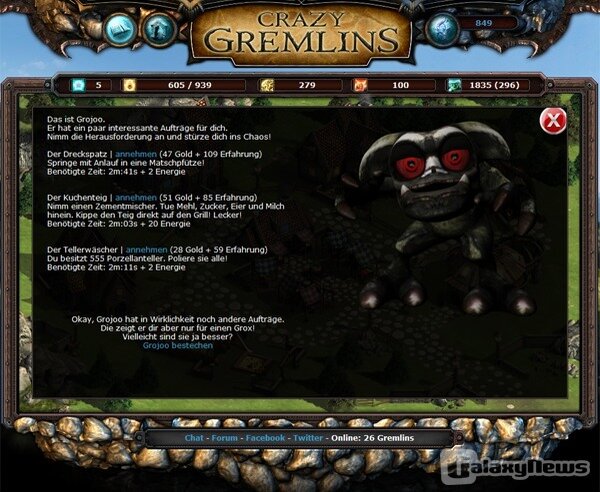 Screenshot Crazy Gremlins