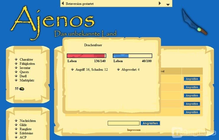 Screenshot Ajenos - Das unbekannte Land