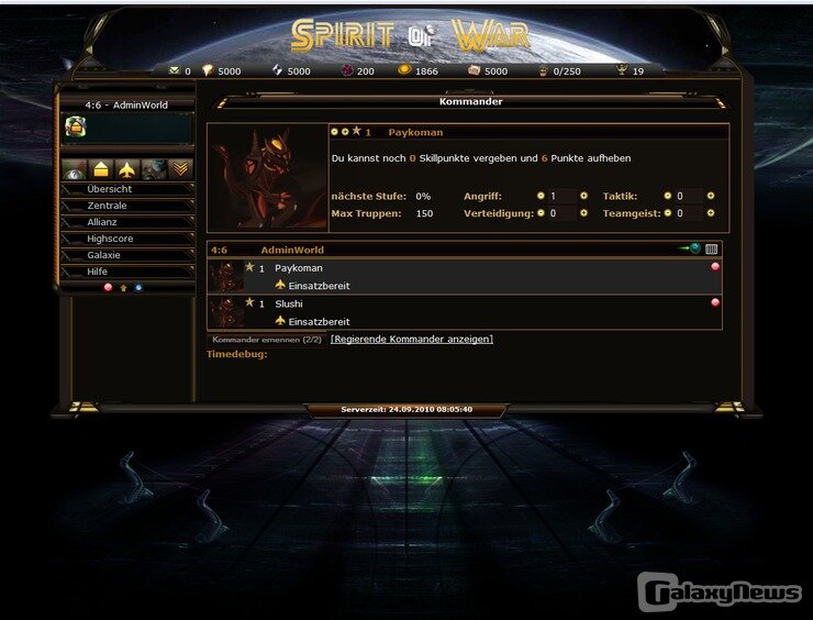 Screenshot Spirit of War