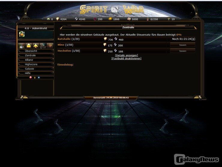 Screenshot Spirit of War