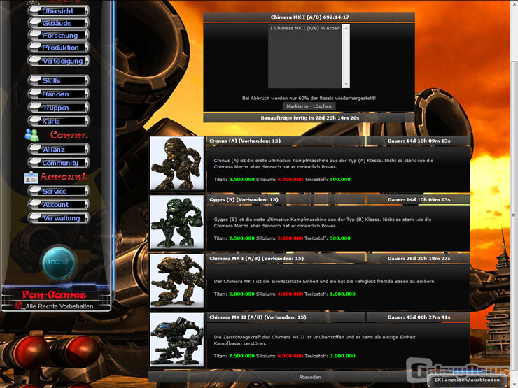 Screenshot WarAge 2