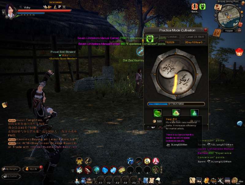 Screenshot Age of Wushu