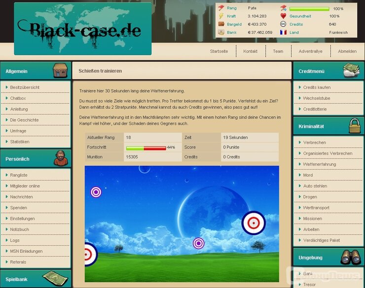 Screenshot Black Case