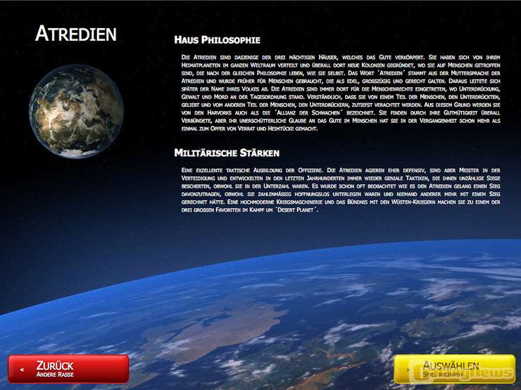 Screenshot Desert Planet