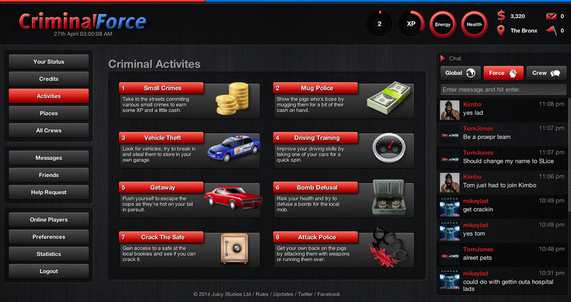 Screenshot Criminal Force