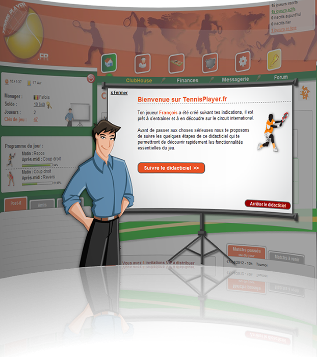 Screenshot TennisPlayer