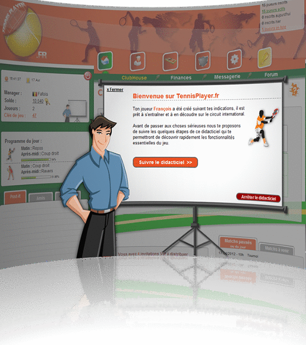 Screenshot TennisPlayer