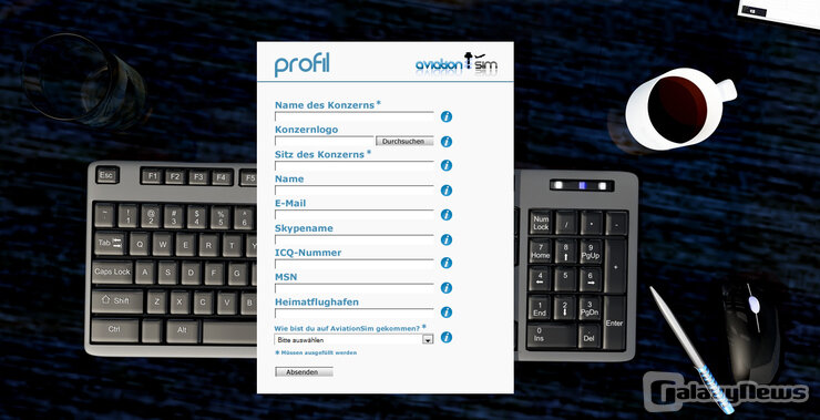 Screenshot AviationSim