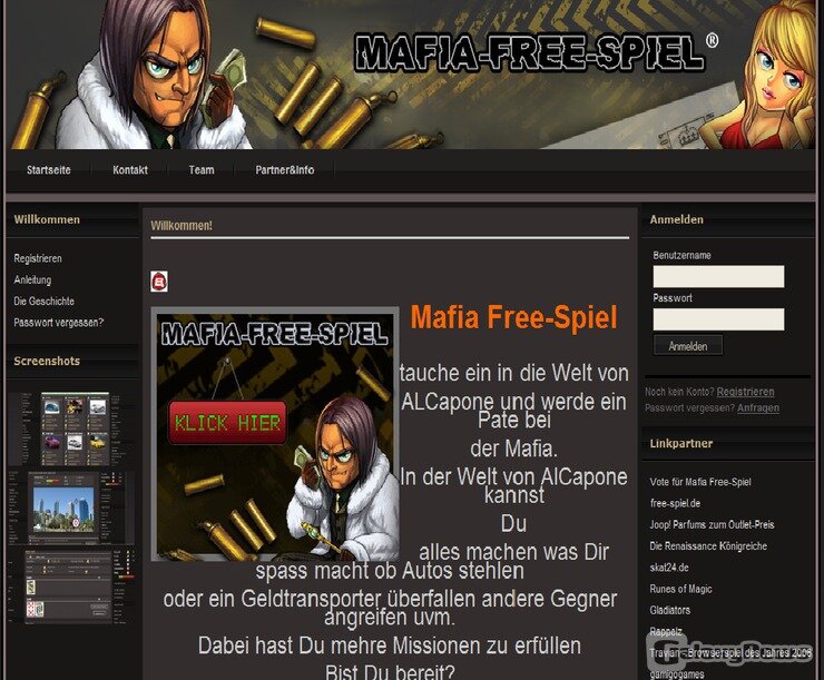 Screenshot Mafia Free-Spiel