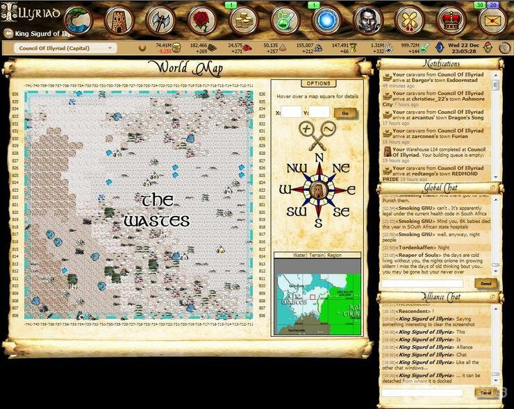 Screenshot Illyriad