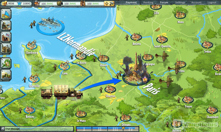 Screenshot Warstory - Europe in Flames