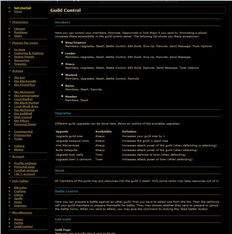 Screenshot Perandoria Browsergame