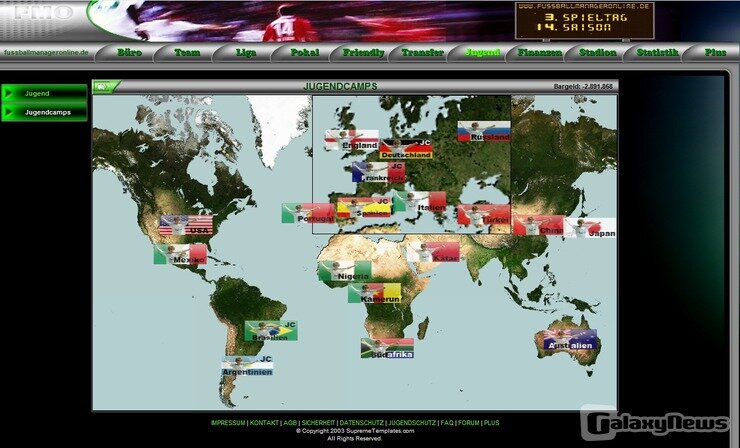 Screenshot fussballmanageronline