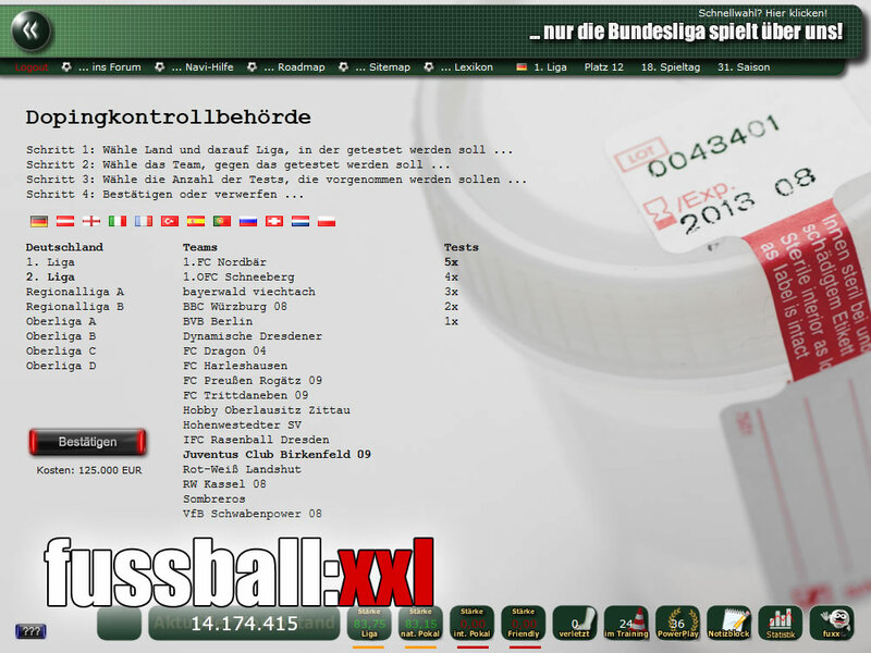 Screenshot fussball:xxl