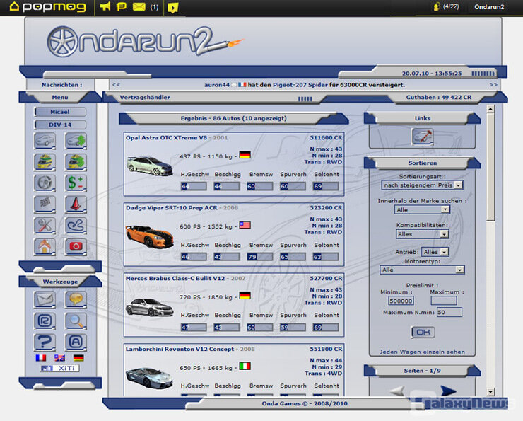 Screenshot Ondarun Tournament