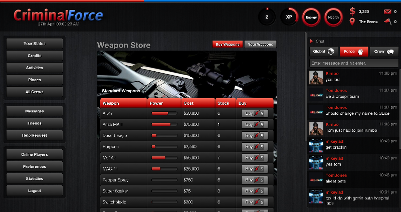 Screenshot Criminal Force