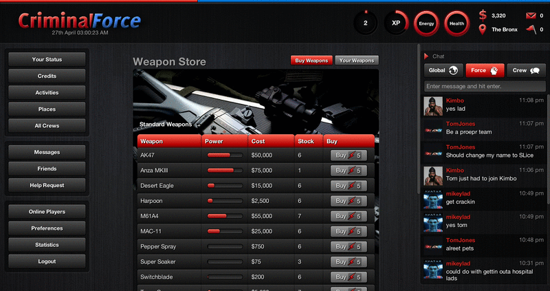 Screenshot Criminal Force