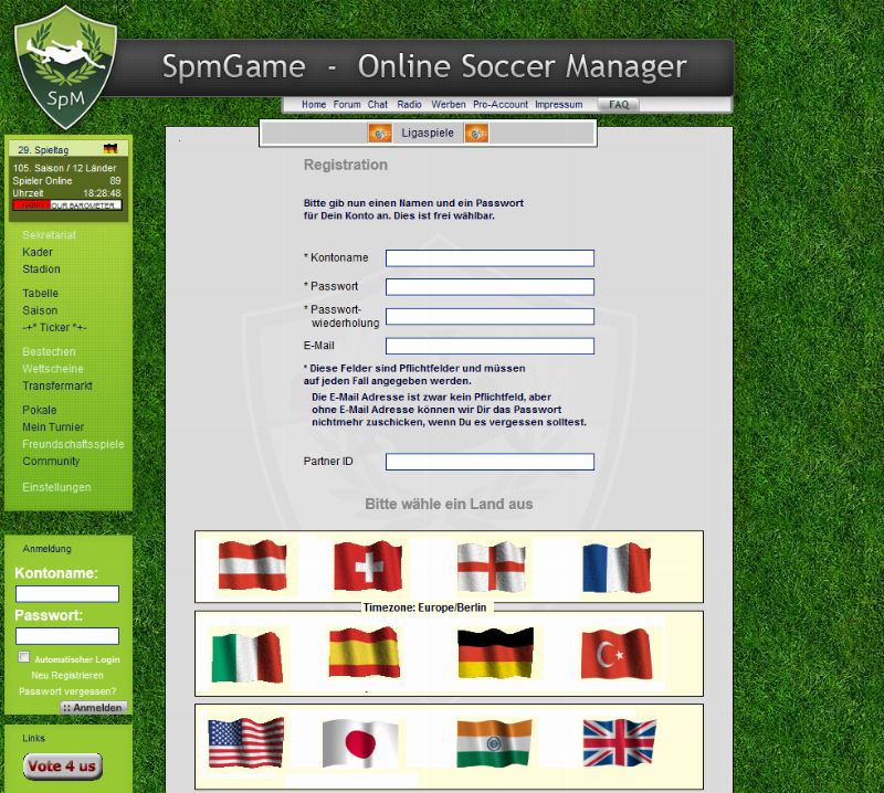 Screenshot Sports-Manager