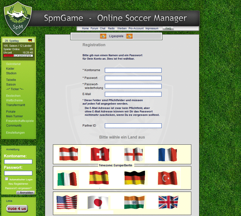 Screenshot Sports-Manager