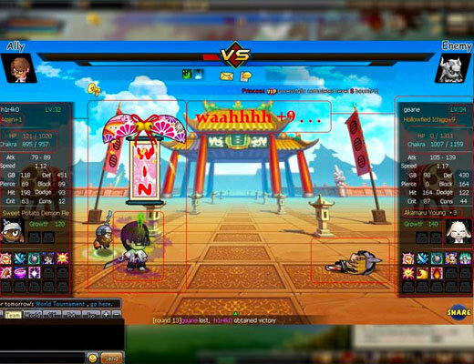 Screenshot Pockie Ninja Game