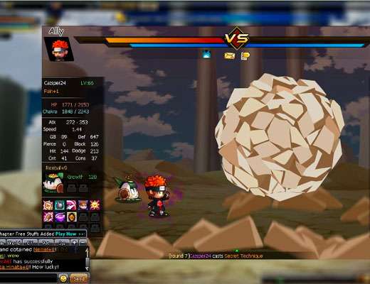 Screenshot Pockie Ninja Game