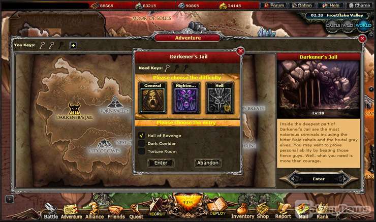 Screenshot Call of Gods