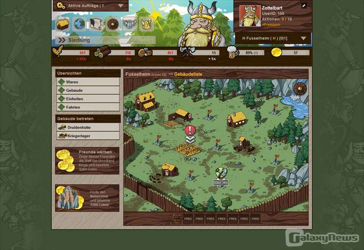 Screenshot Woodland Kings