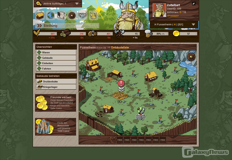 Screenshot Woodland Kings
