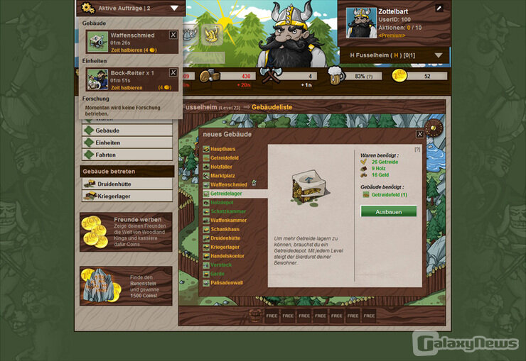 Screenshot Woodland Kings