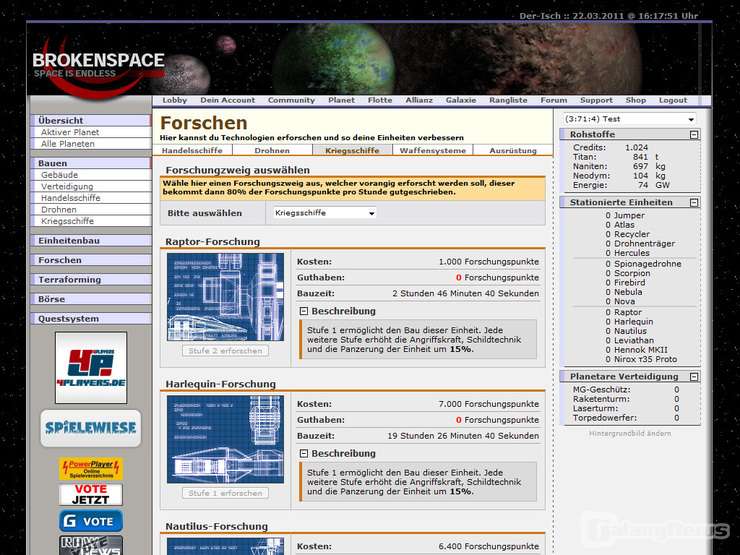 Screenshot Brokenspace
