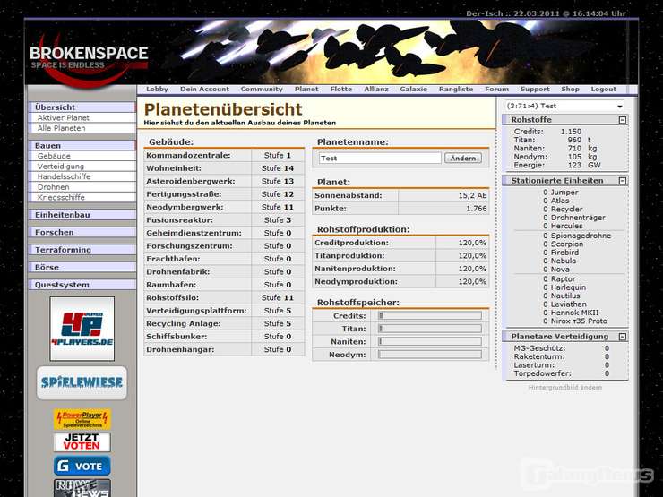 Screenshot Brokenspace