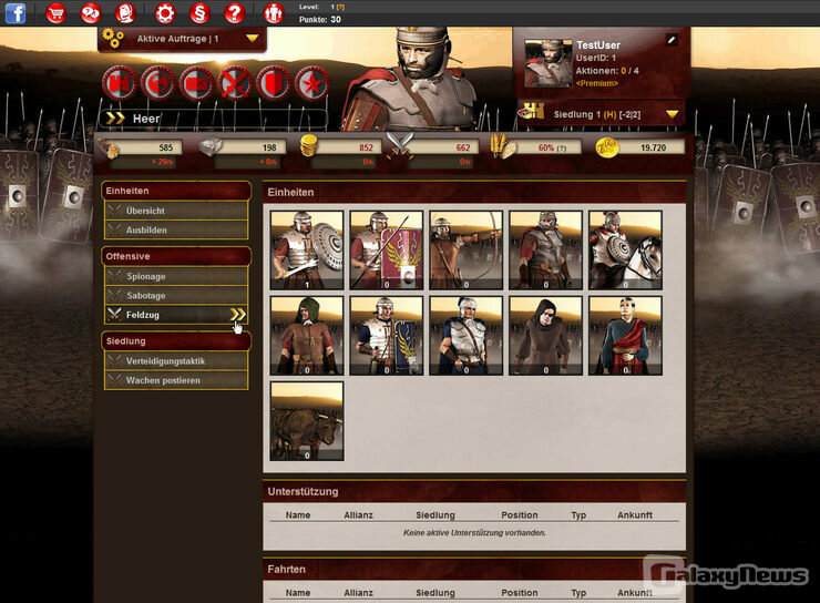 Screenshot Gladius Bellum