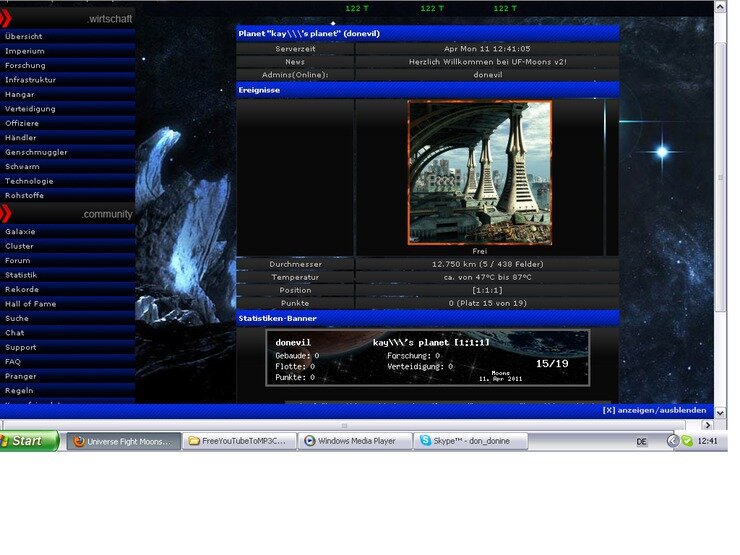 Screenshot Universe Fight Moons