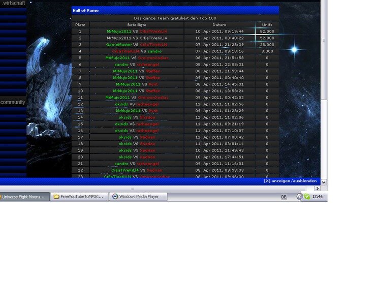 Screenshot Universe Fight Moons