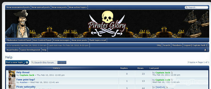 Screenshot Pirates Glory