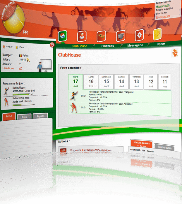 Screenshot TennisPlayer