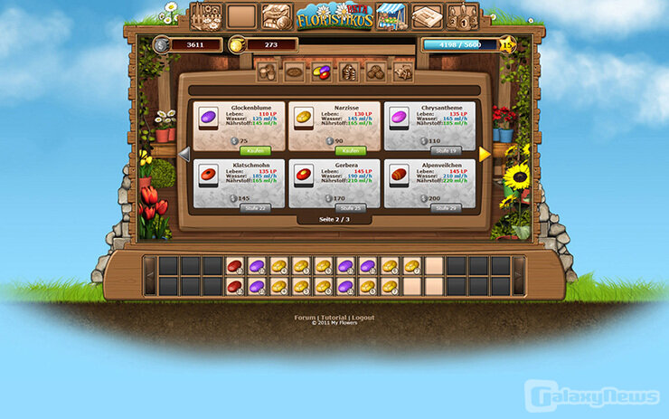 Screenshot Floristikus