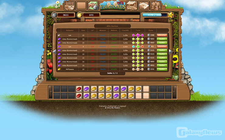 Screenshot Floristikus