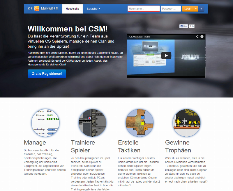 Screenshot CS Manager