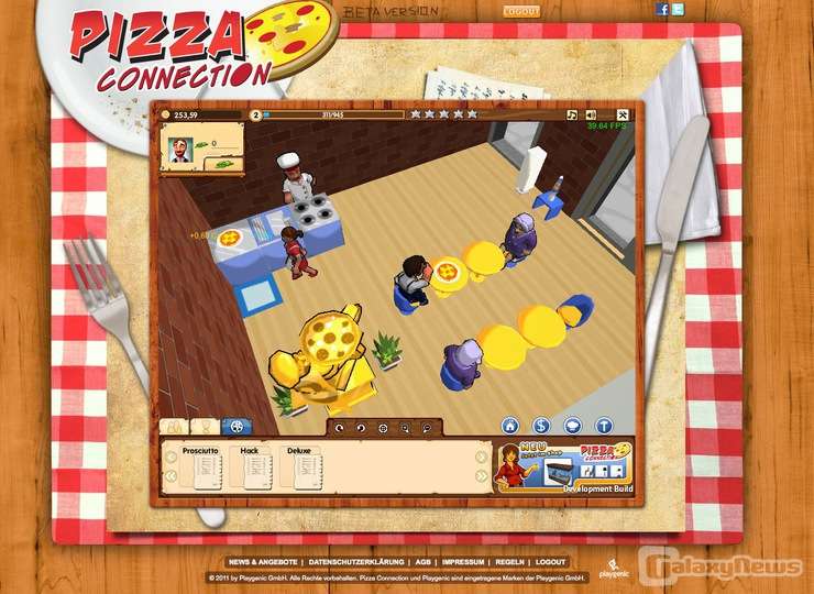 Screenshot Pizza Connection