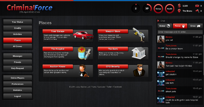 Screenshot Criminal Force