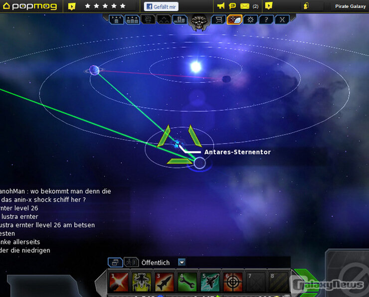 Screenshot Pirate Galaxy