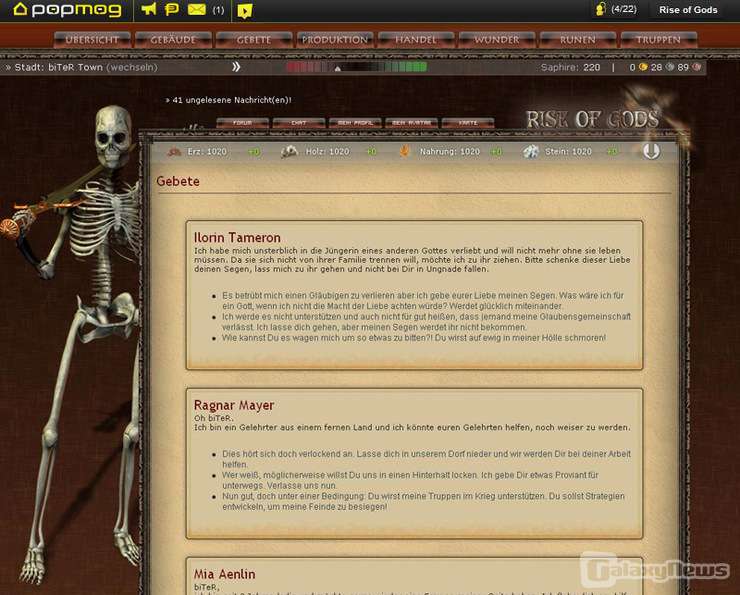 Screenshot Rise of Gods