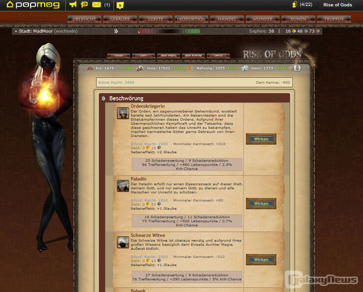 Screenshot Rise of Gods