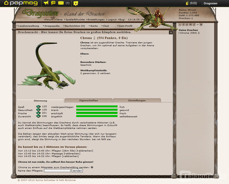 Screenshot Dragosien - Land der Drachen