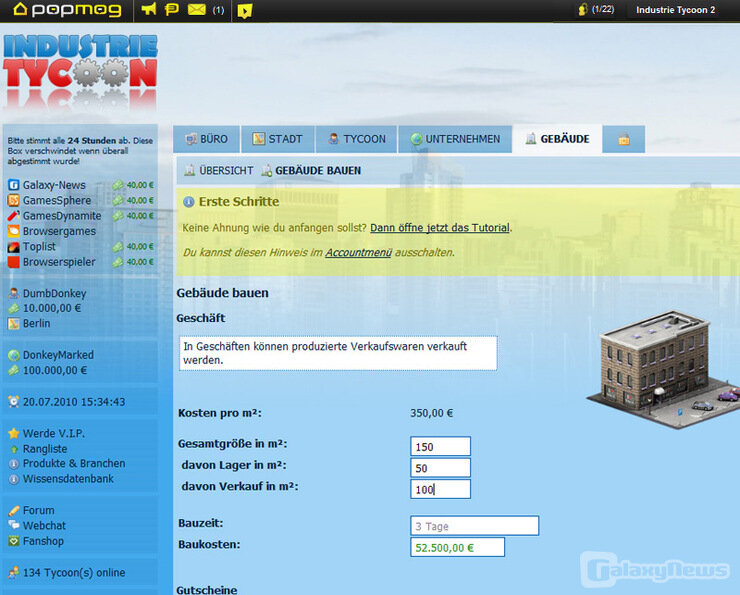 Screenshot Industrie Tycoon 2