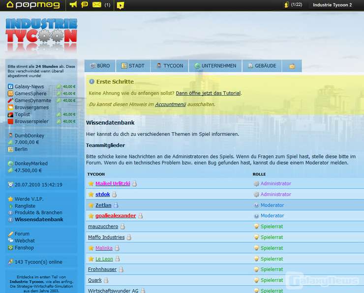 Screenshot Industrie Tycoon 2