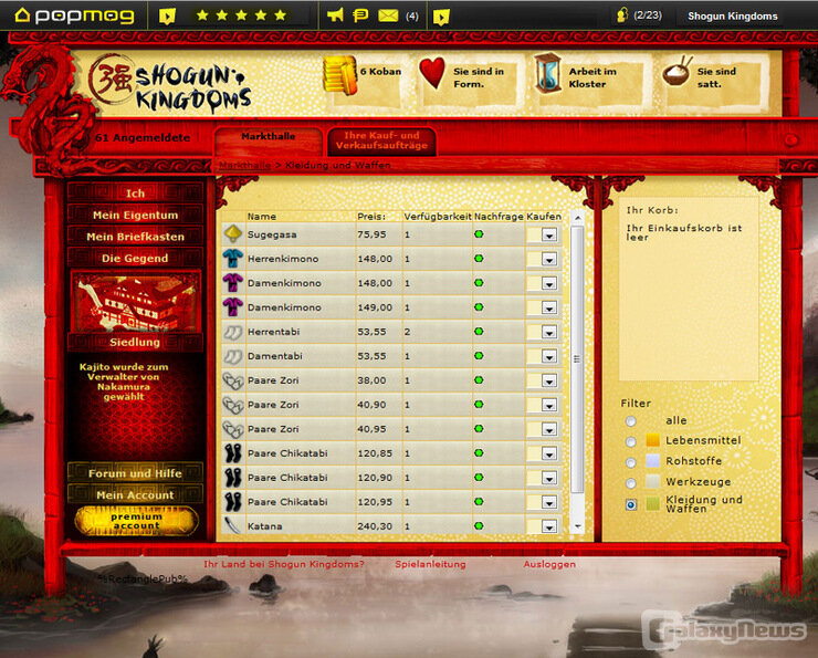 Screenshot Shogun Kingdoms