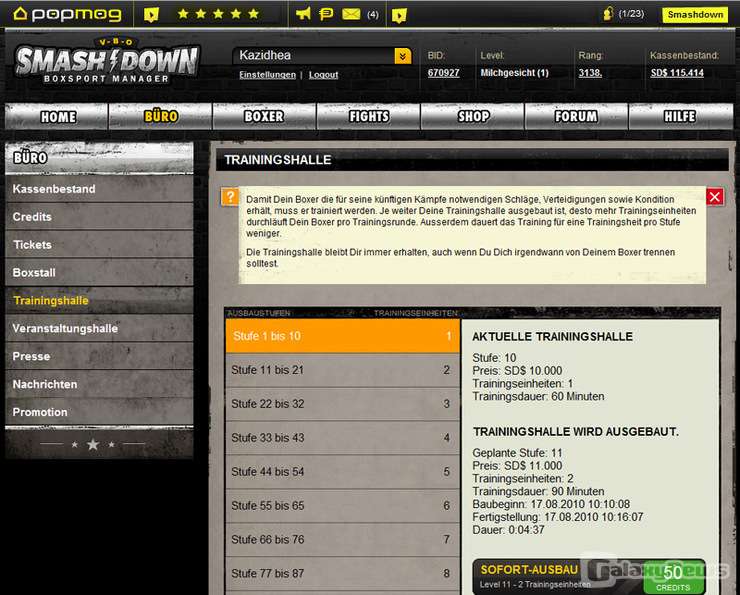 Screenshot SMASHDOWN