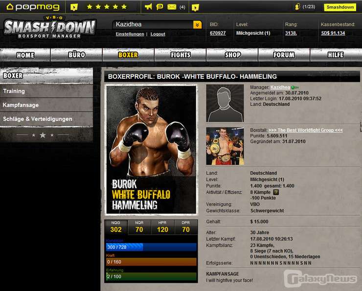 Screenshot SMASHDOWN